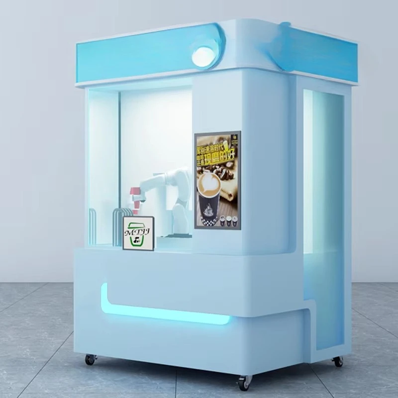 Customizable Indoor and Outdoor 24 Hours Self-service Vending Machine Tea /Milk Tea/Fruit Tea All in One Touch Machine