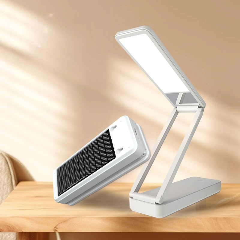 

Portable desk lamp charging student bedside dormitory folding super long battery life learning lamp