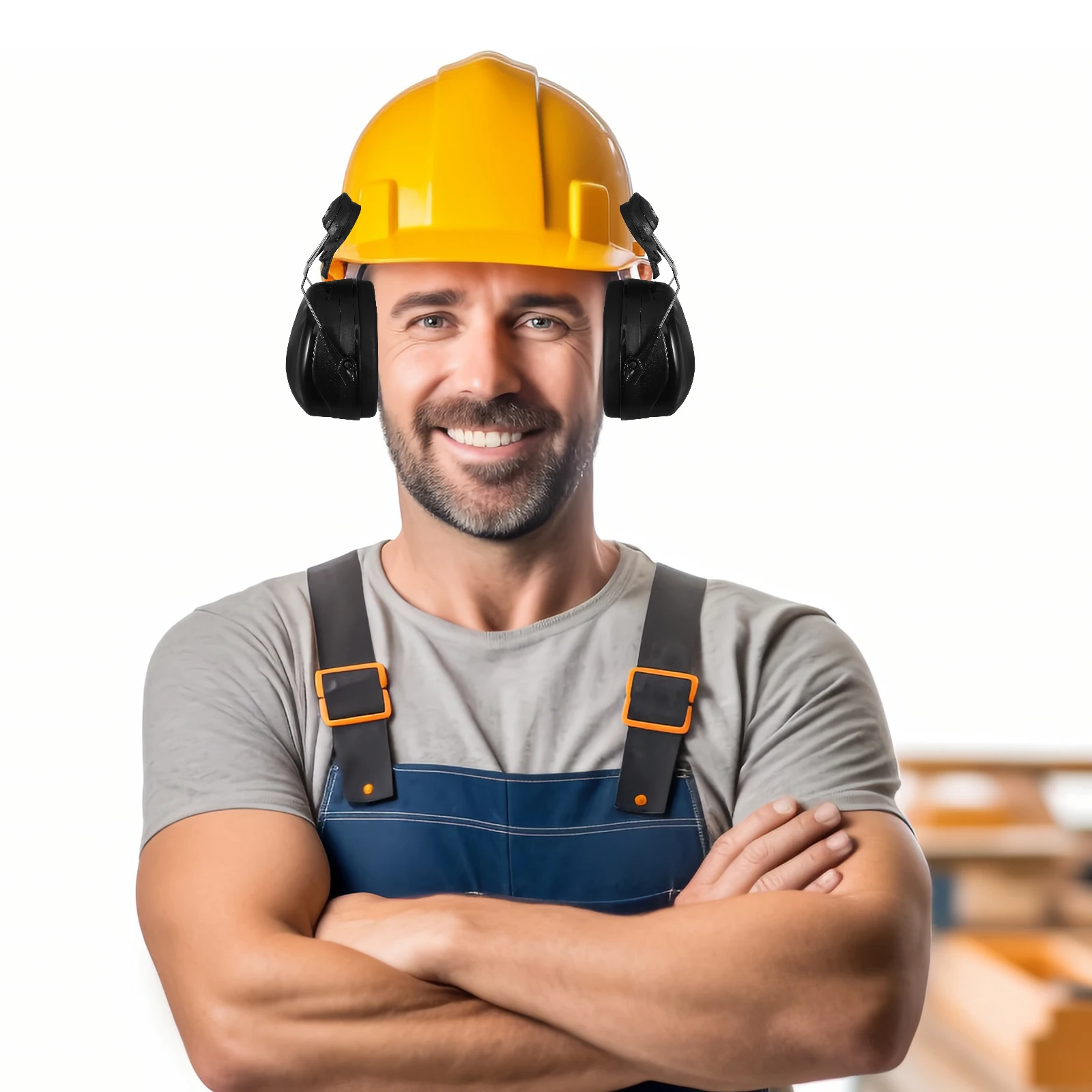 Anti-noise Earshield Protectors for Construction Accessories Men Children Muffs Protection Abs Drummer