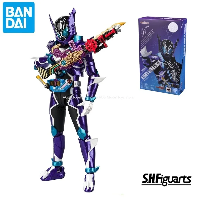 In Stock Original Bandai S.H.Figuarts SHF Tokusatsu Kamen Rider Rogue Action Figure Toys Collection Model Gift