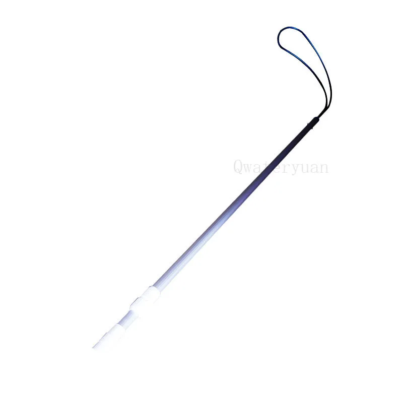 Pool Life Saving Pole With Hook Aluminum Alloy Telescopic Rescue Rod For Swimming Pool Safety Equipment