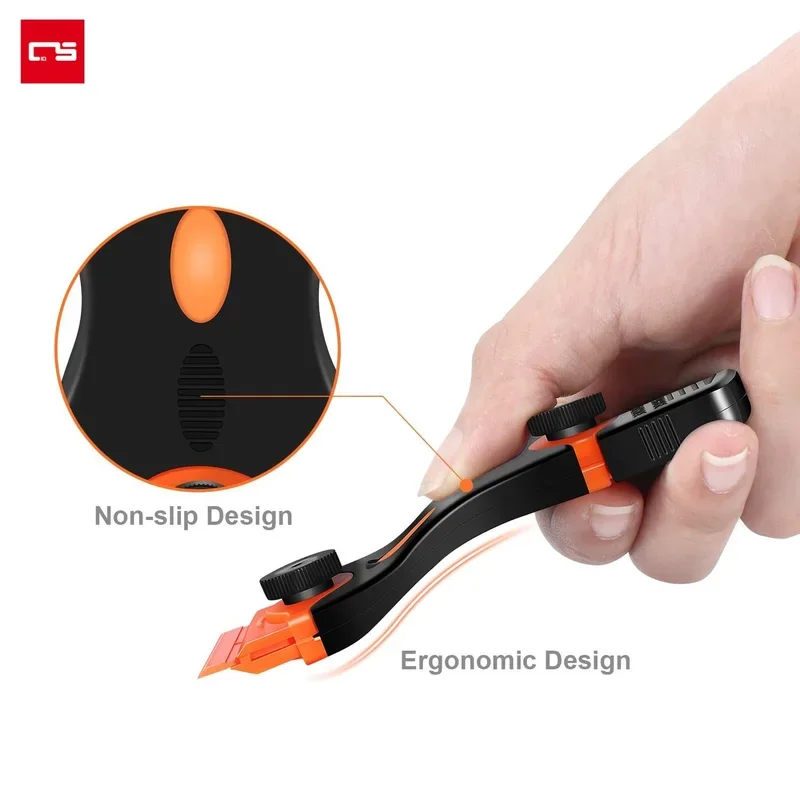 Plastic/Metal Razor Blade Scrapers for Car Window Vinyl Film Sticker Cleaning Glass Ceramic Dust Dirty Remover Tool Squeegee image 2