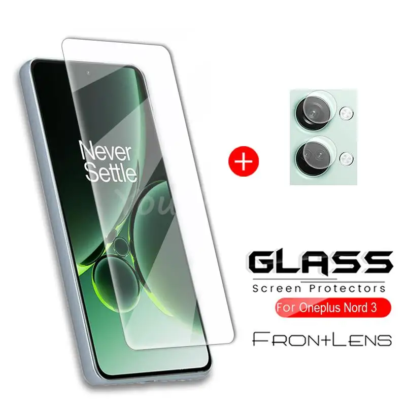 For OnePlus Nord 3 Glass OnePlus Nord 3 Tempered Glass Screen Flim 9D Lens Camera Protector Flim OnePlus Nord 3 Glass