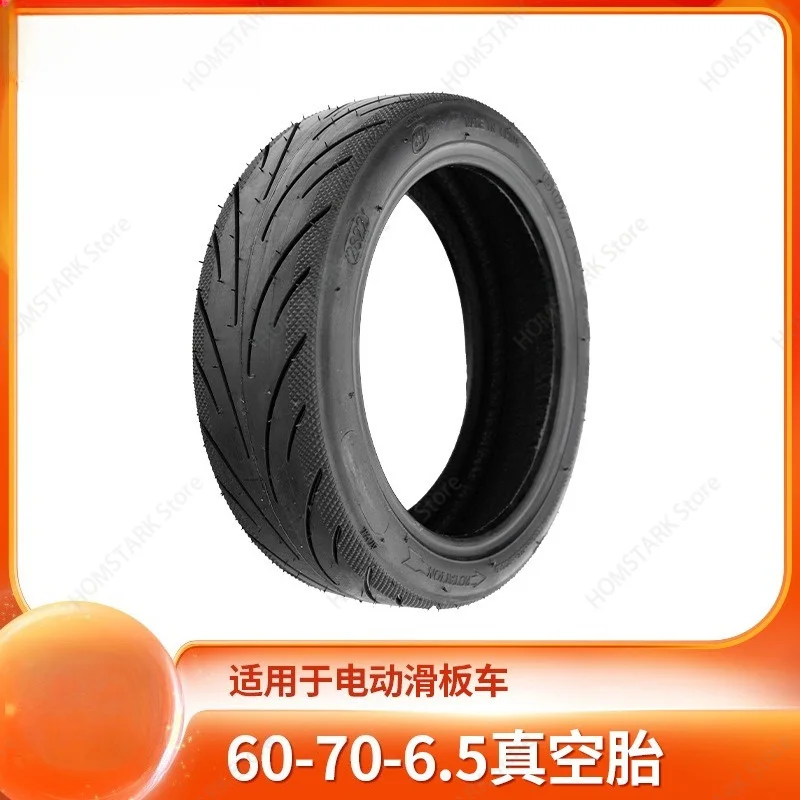 Folding Electric Scooter Airless Tire, 60-70-6.5 Anti-Slip Vacuum Tyre, Replacement Rubber Tire For Outdoor Riding