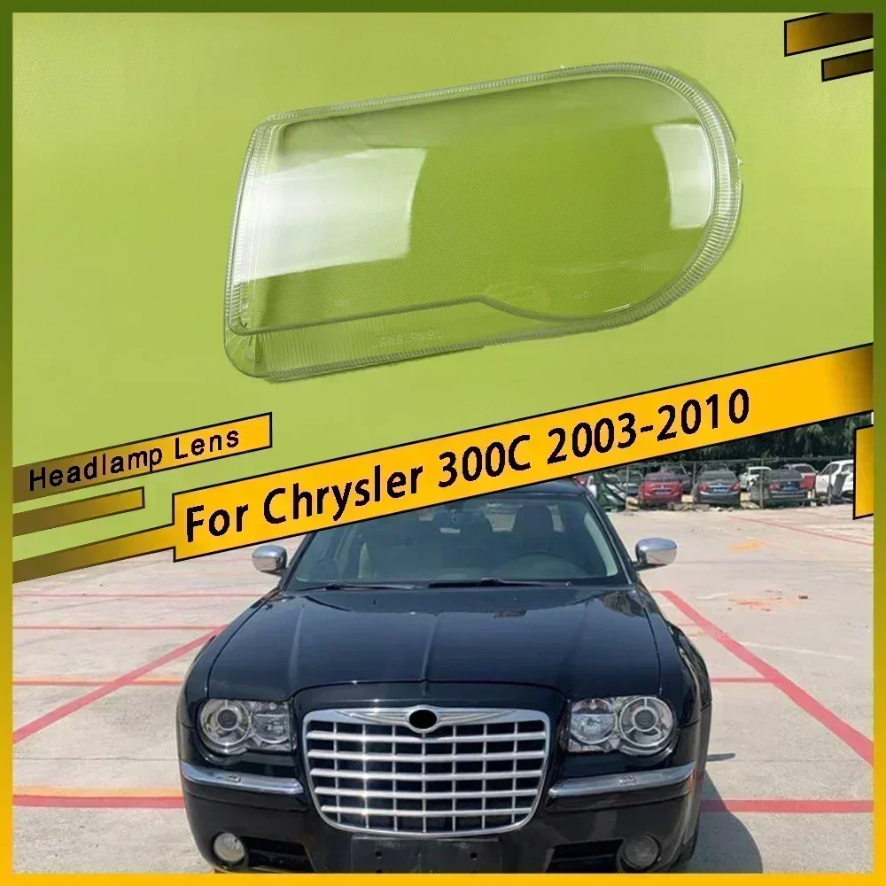 

Прозрачная крышка фары, корпус абажура из плексигласа, замена оригинальных линз для Chrysler 300C 2003-2010