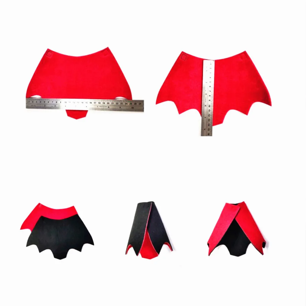 

2Pcs Mini Wine Bottle Costume Set Halloween Decoration Lightweight Party Festival Hat Cloak Bottle Decoration