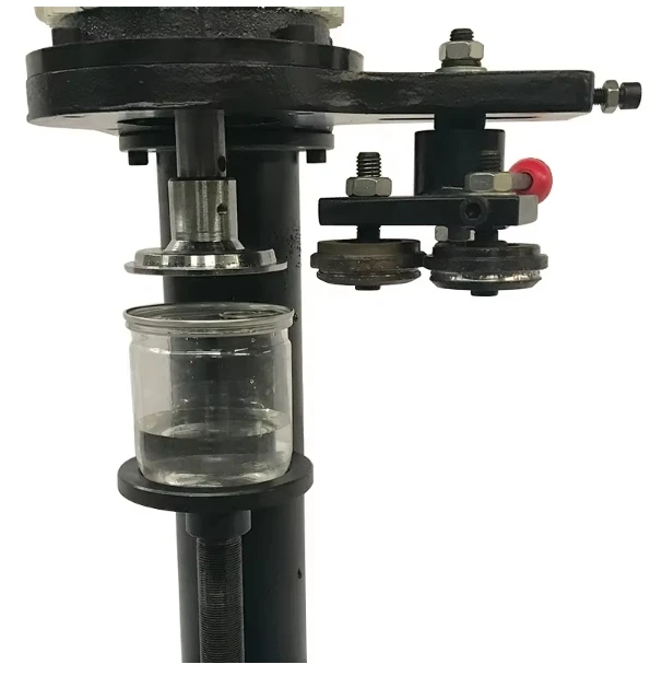 Máquina taponadora Manual de latas y latas TDFJ-160 con mango, máquina eléctrica de botellas de plástico con anillo de tracción PLC, superventas