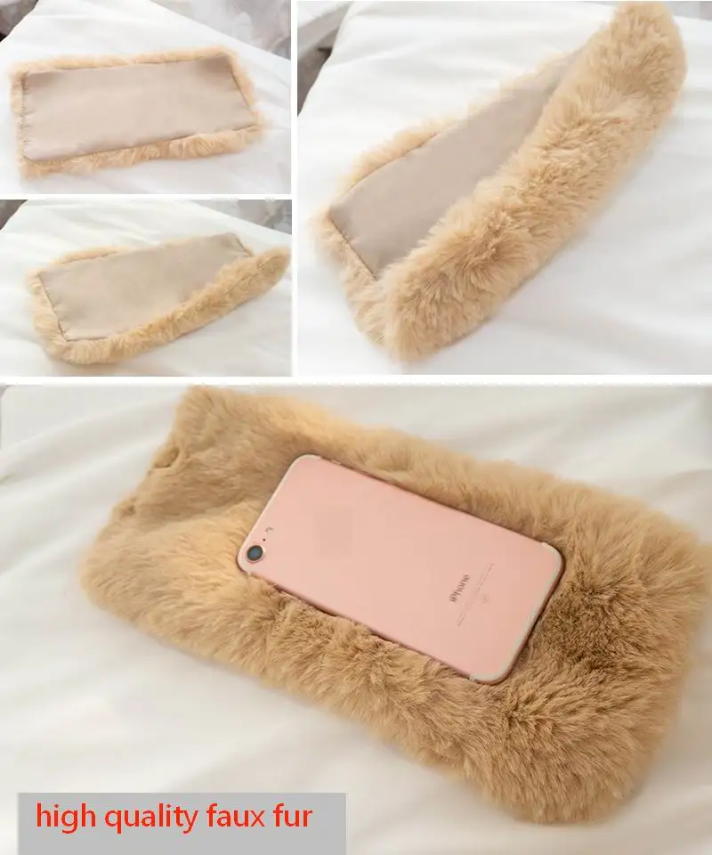 

Replacement With Magnet Bag Strap Faux Rabbit Fur Handbag Shoulder Straps Handle Wrap For Women Belts Winter Accessories R64