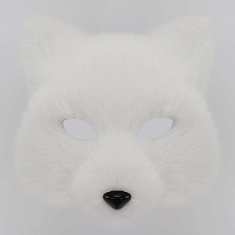 Party Fuchs Maske Hochwertige Fuchs Kostüm Maske Pelzige Tiermaske Nagelneu für Bühnenaufführung Halloween Party Rollenspiele
