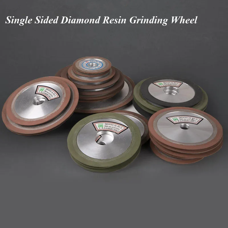 Dia100/125/150mm Single beveled edge alloy grinding disc Diamond resin grinding wheel disc for Alloy saw blade teeth grinding