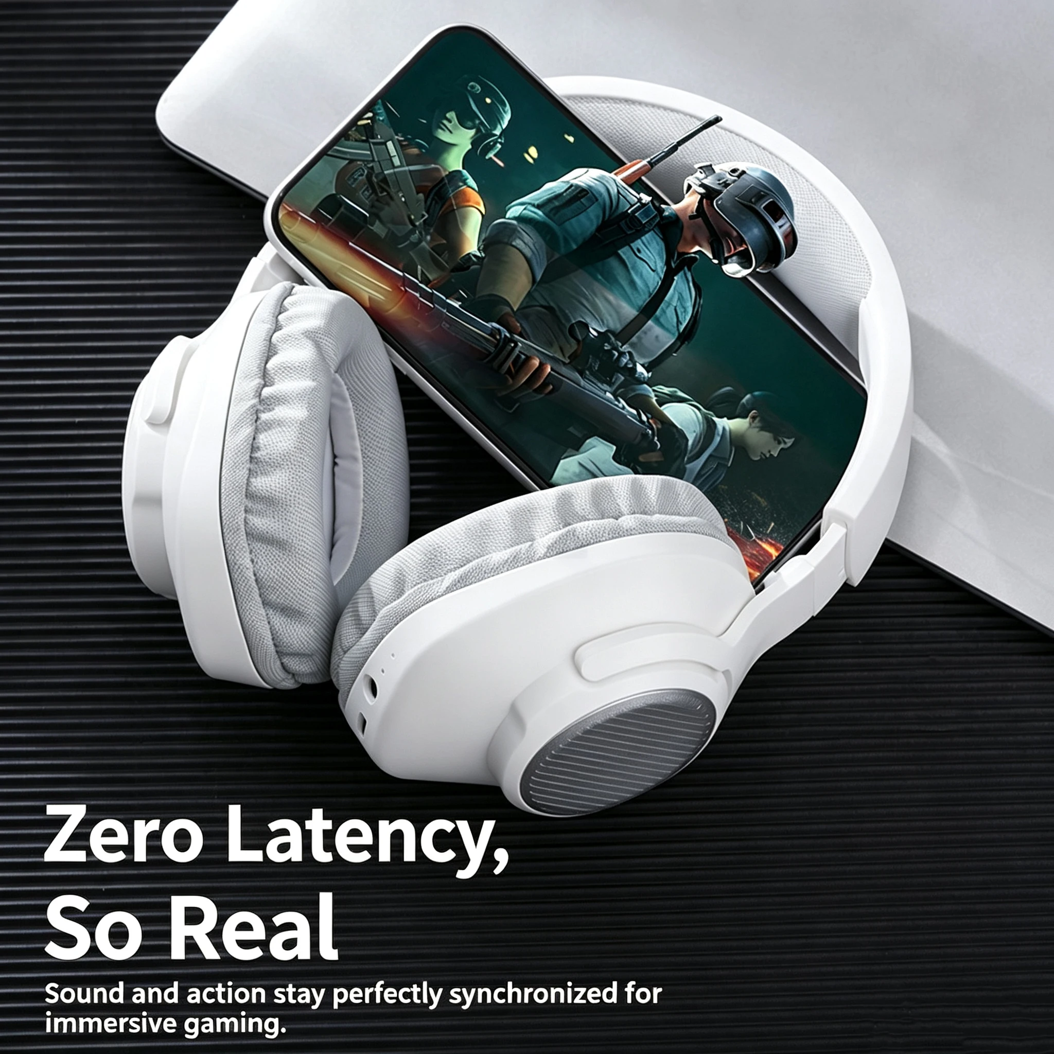 Foldable Over Ear Bluetooth5.3 Headphones Noise Cancelling Stereo Headset Wired Mode Ear Protection Earmuffs Travel Sleep Sports