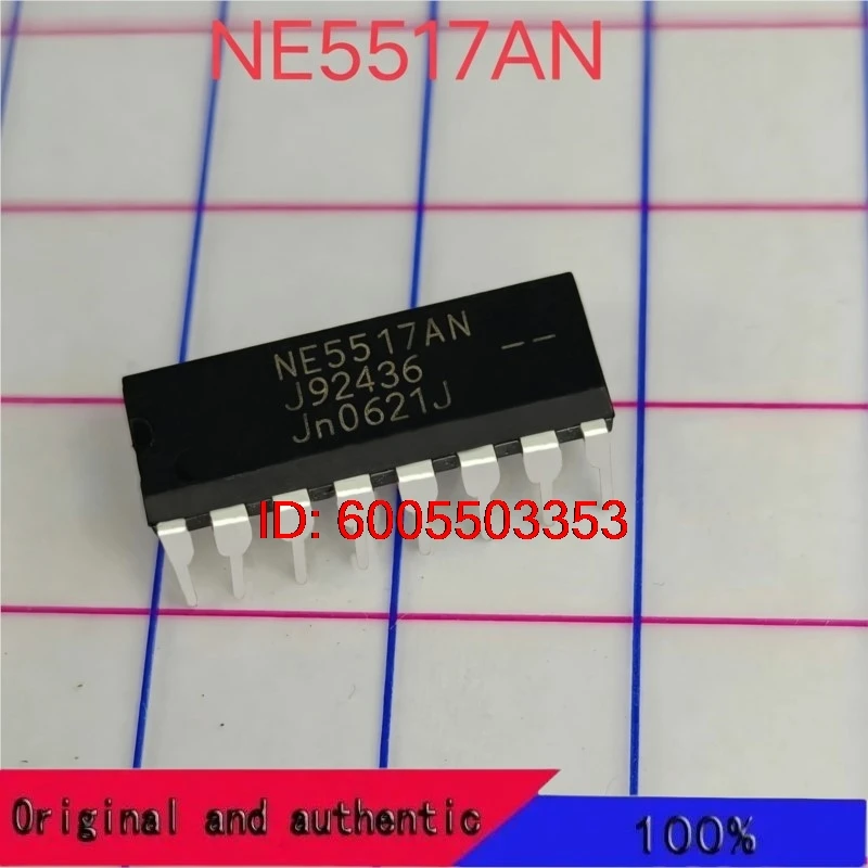 1-10PCS brand new NE5517 NE5517AN Original and authentic products encapsulation:DIP16