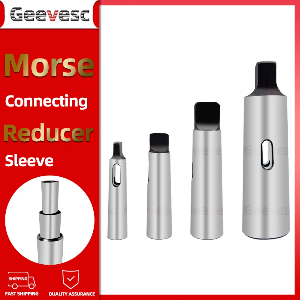 Morse Plana Cauda Redutor Manga Mt1 Mt2 Mt3 Mt4 Mt5 Mt6 Cone Haste Broca Manga Fresadora Torno Adaptador Reduzindo Manga