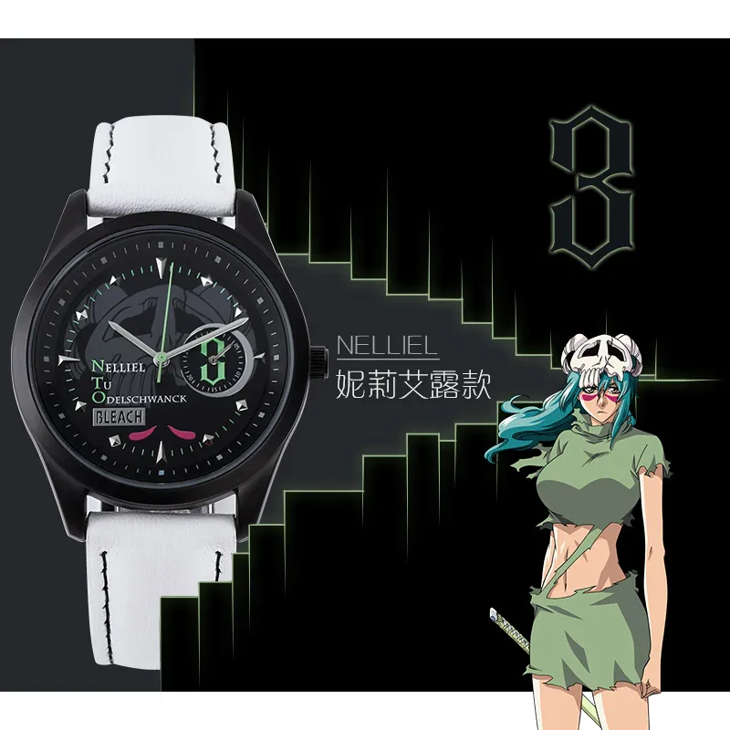 Bleach Espada Grimmjow Ulquiorra Neliel Anime Watch Waterproof Manga Role Ichigo Action Figure Action Figure Gift