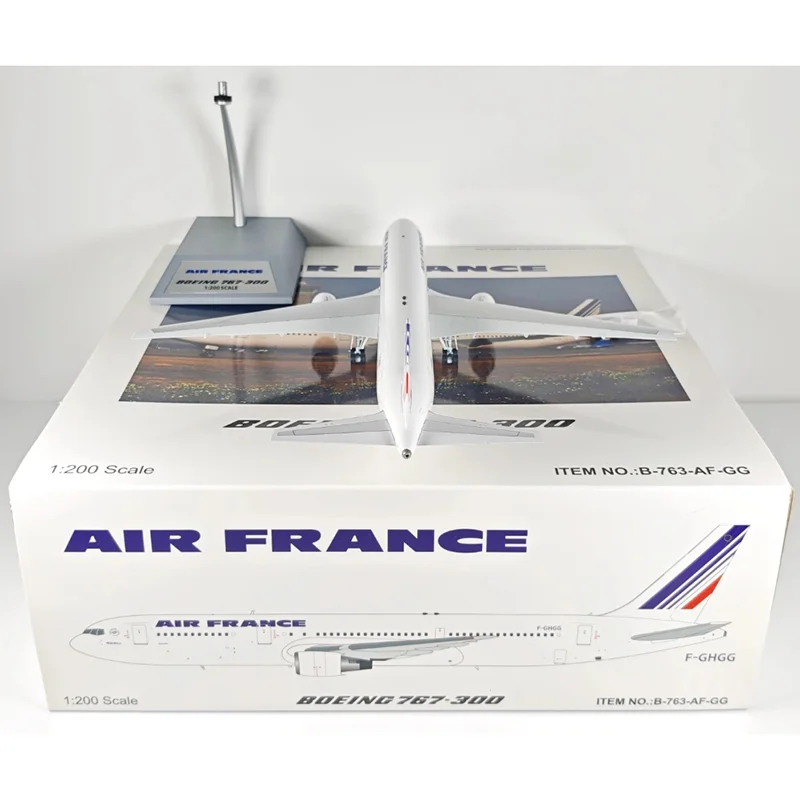 Modelos B Diecast 1/200 escala Air France B767-300 F-GHGG aleación