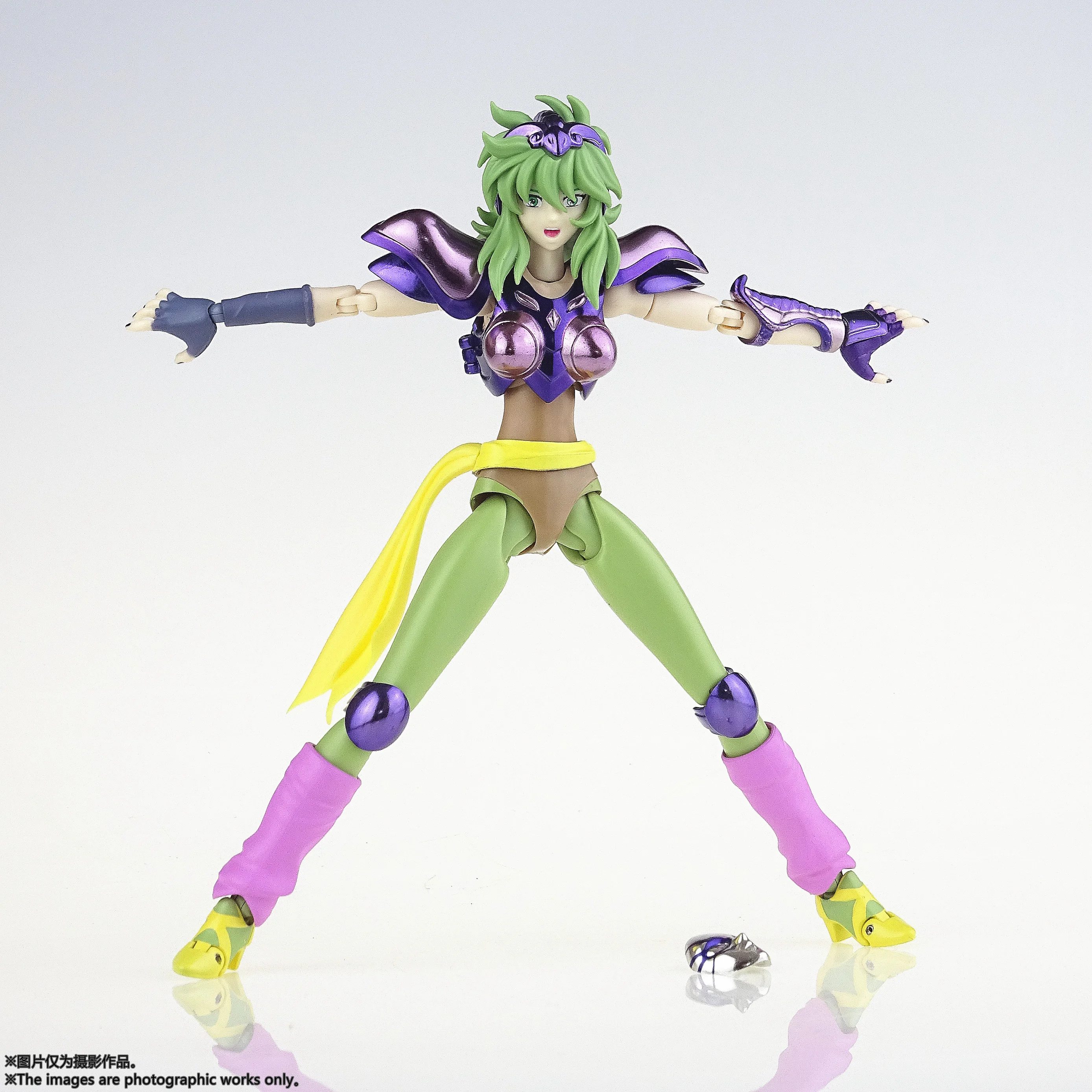 GoodTony Saint Seiya Myth Cloth EX Ophiuchus Shaina Silver Athena Saints Cavalieri dello Zodiaco Action Figure Collection Modello