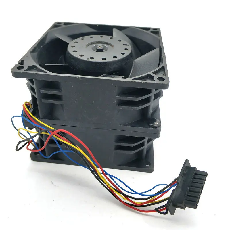 2pcs(1set) for DELTA 9238 12V 4.50A PFR0912XHE 9CM4 wires PWM Computer cooling fan