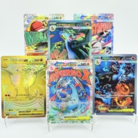 PKM PTCG M2 PFL Inferno X Set Shiny Mega Charizard X Mayhem Secret Rare Card Replica Proxy Game Anime Cards