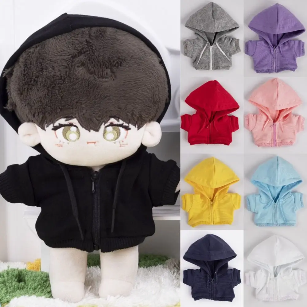 Multicolor 17cm Labubu Hoodie Replacement Hand-made 15cm Cotton Dolls Hoodies Photo Props Gift Doll Accessories for 17CM LABUBU