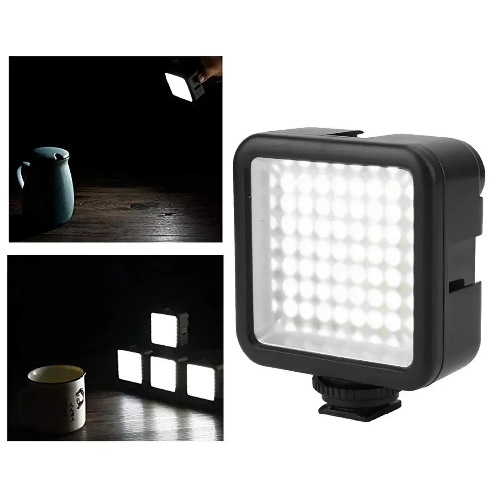 

VBESTLIFE W49 Mini Portable Dimmable LED Video Light Panel On Camera Fill Light