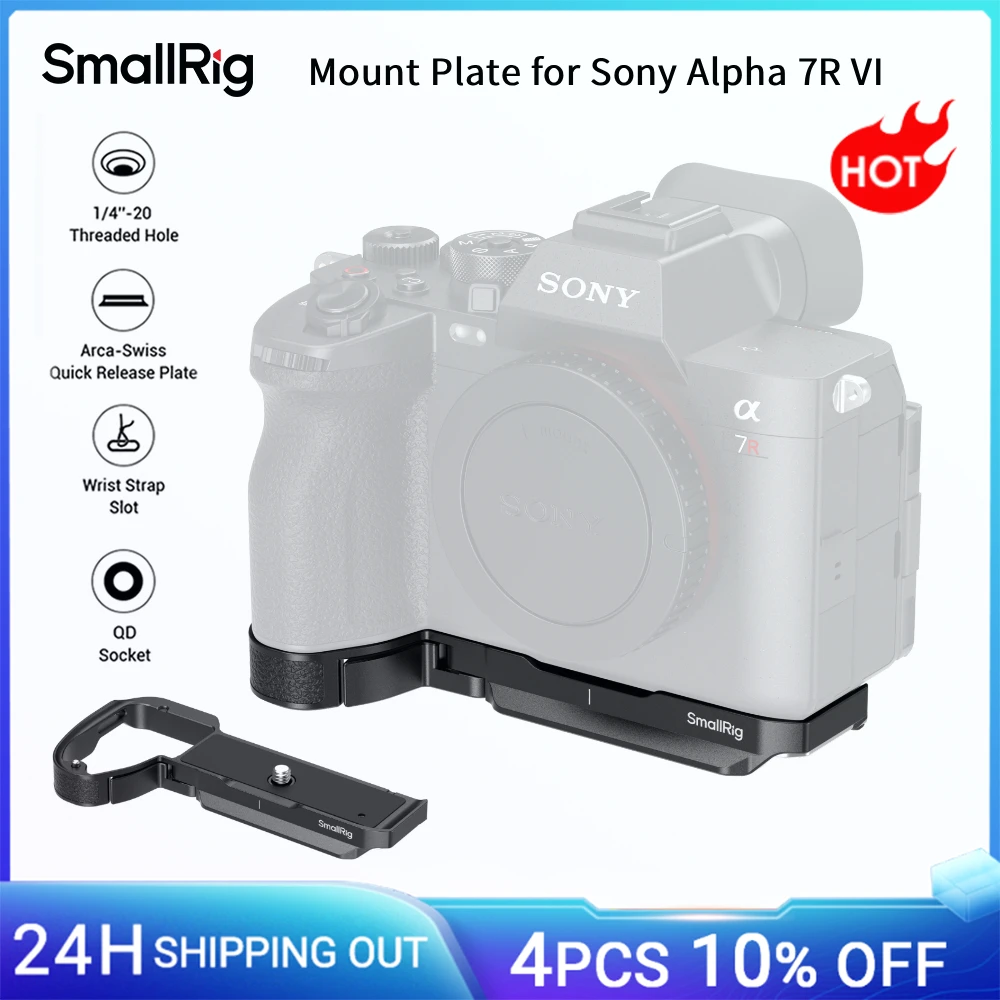 Image of SmallRig A7R VI Basisplatte für Sony Alpha 7R VI mit Arca-Swiss Schnellwechselplatte für Handstativ-Gimbal -6705