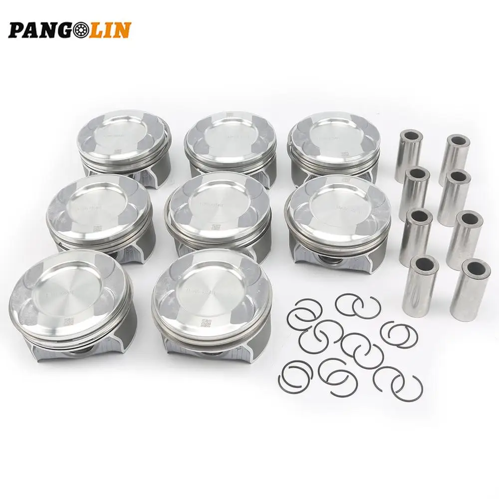 

A2780302317 8pcs Pistons Rings Set Φ24mm For 11-19 Mercedes-Benz X166 W166 W221 W222 GL500 S500 M278 GLS500 E500 ML500 4.6T 4.7T