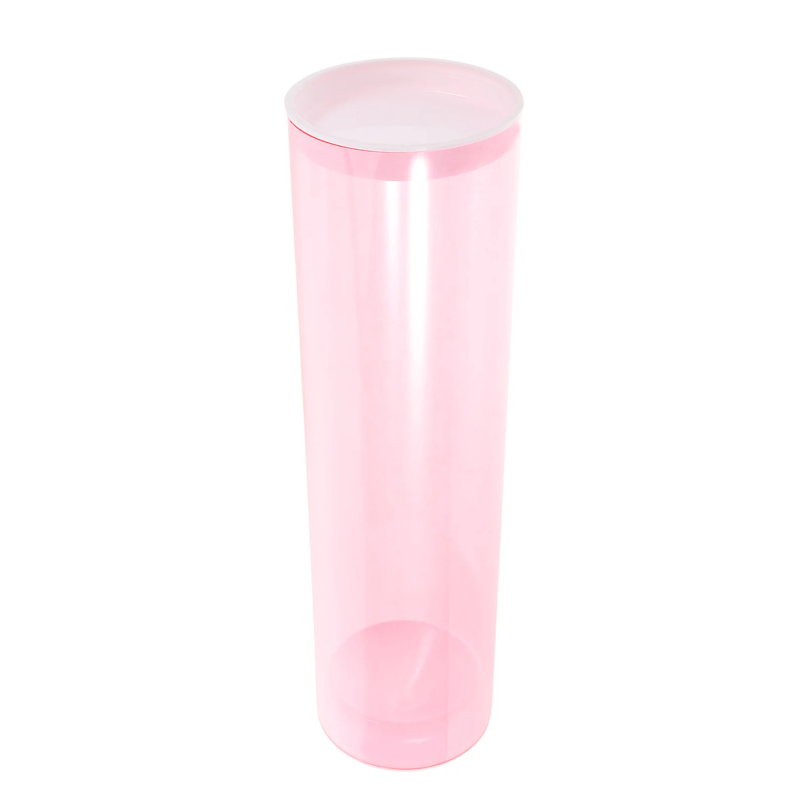 Tennis Ball Badminton Storage Tube Portable Bottle Pickleball Canister Sports Container Caddy Pink