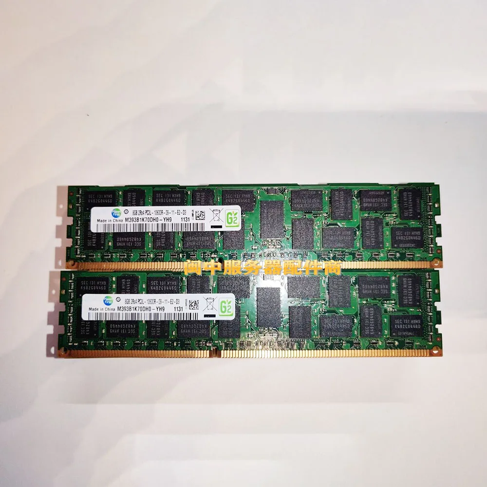 Server Memory for MT Samsung 8G 2Rx4 PC3L-10600R M393B1K70DH0-YH9,1 piece