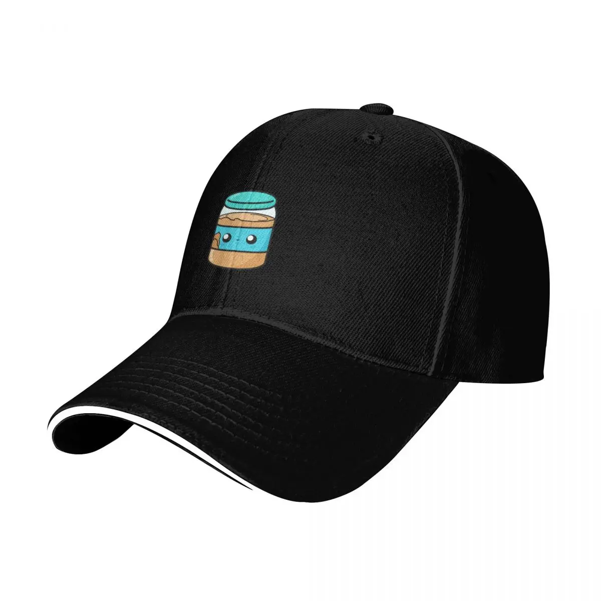 Cute Cartoon Peanut Butter || Breakfast || Kawaii Baseball Cap Men Women Casual Summer Sport Sun Cap