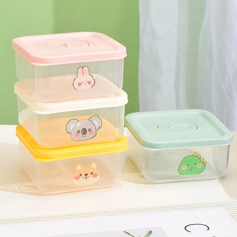 Coarse Grain Rice Sub Packaged Box Rice Small Lunch Box Food Grade Kitchen Refrigerator Storage Fresh-keeping Box