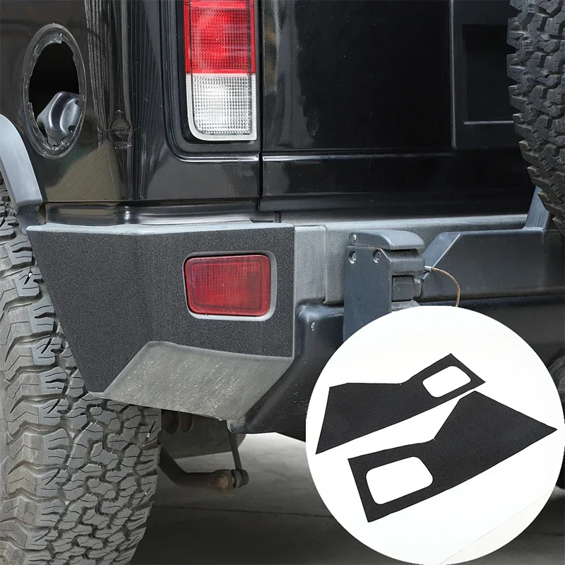 For Hummer H2 2003-2007 PVC black car rear tail fog light anti-scratch decorative sticker car protection accessories