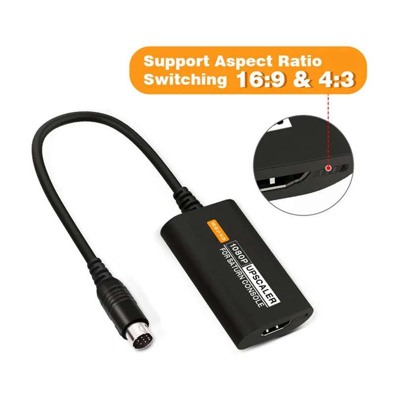 

T35C For -Compatible Converter 16:9/4:3 S-Video Input 1080P Adapter