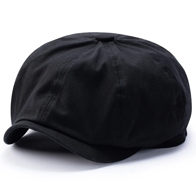 Over Size Newsboy Hat for Big Head Men Cotton Beret Dad Flat Irish Caps Newsies Large Cabbie Hat Women Fashion Octagonal Cap