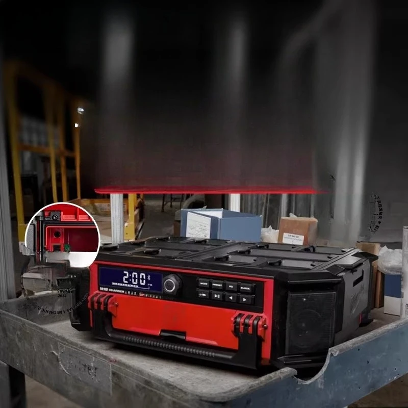 2950-20 M18PRC-0 Stacked Bluetooth Speaker M18 Battery 220v Plug-in Radio