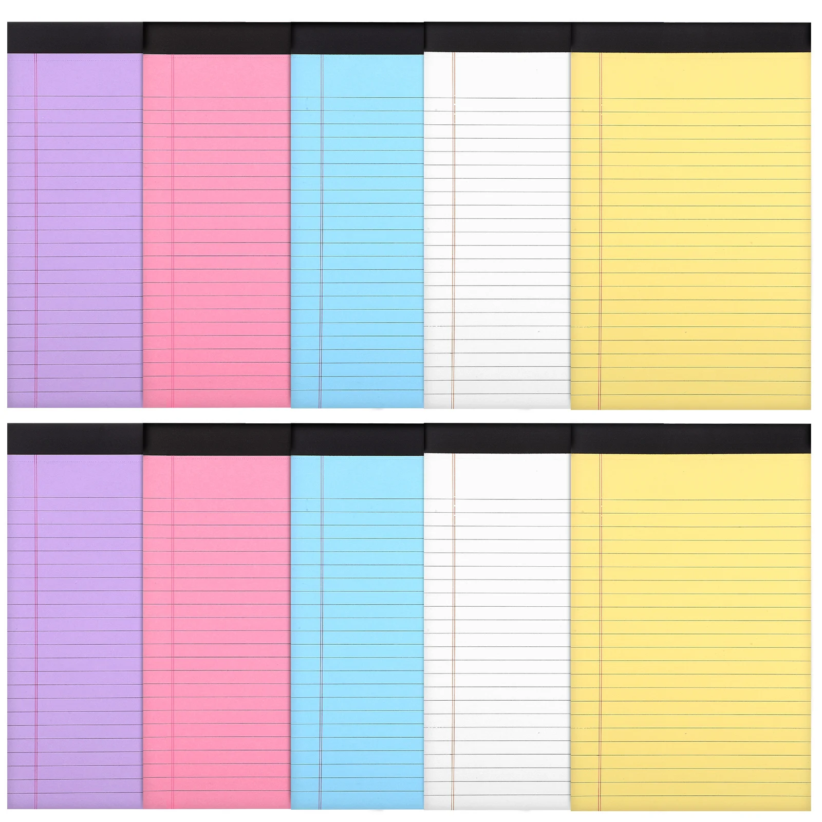 10 упаковок, юридические блокноты, небольшой блокнот, блокнот для записей, блокноты для заметок, цветные блокноты, блокноты с подкладкой для заметок, офиса A5