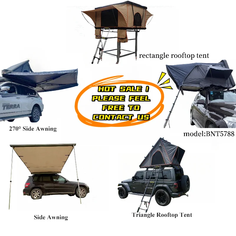 ABS هارد شل مقاوم للماء SUV خيمة سقف الطرق الوعرة للتخييم في الهواء الطلق خيمة على السطح سيارة