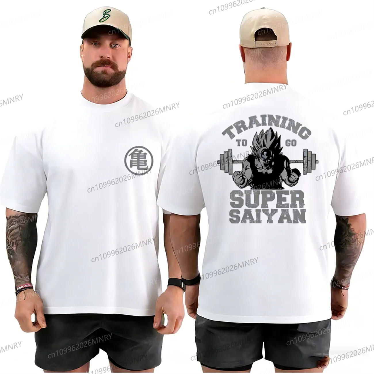 

Dragon Ball Son Goku Print Summer T-shirt men women's tops Sports Fitness Loose Comfortable Cotton Oversized kids clothes girls