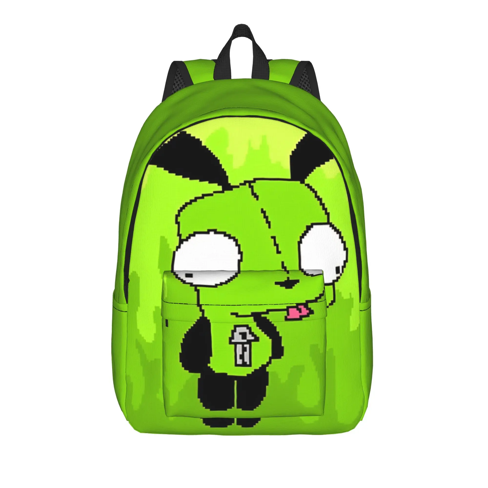Back to school season Cool retro edgy Handbag Invader Zim Students Book Pack Backpack