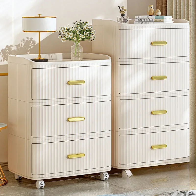 Drawer type storage cabinet Plastic cabinet Locker storage Home living room Multi-layer thickened chest of drawers