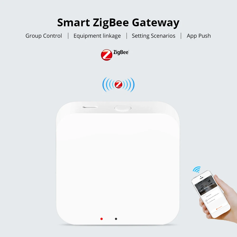 Smart Gateway Zig bee 3.0 Hub Gateway Wireless Remote Controller APP Control Compatible with 2.4G WiFi BT5.0 Zig Bee 3.0 Switch