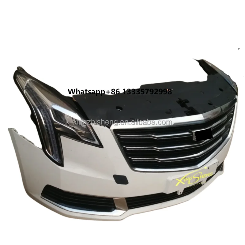 

Used Cadillac XTS Front Bumper Grille Headlights Radiator Louvers Hood Fog Lights Accessories
