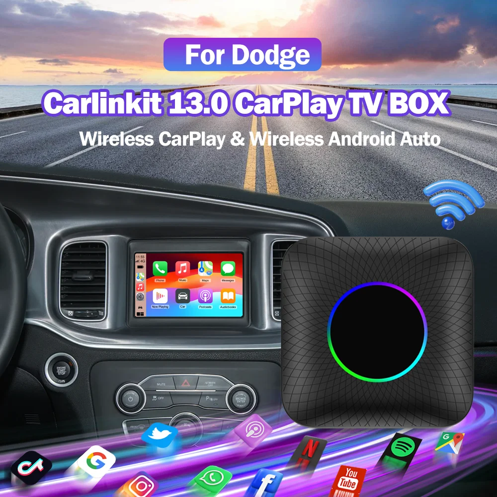 무선 카플레이 네비게이션 업그레이드 박스 이미지