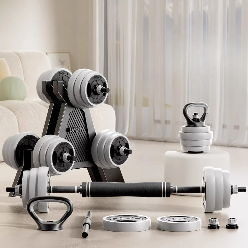 Adjustable Dumbbells Home Gym Fitness with Quick Lock Connector for Men Full Body Strength Training Exercise Workout Equipment