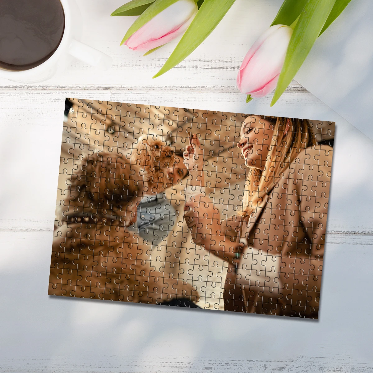 35/300/500/1000pcs Personalized Custom Photo Puzzle family photo DIY toys for Adults Decoration Collectiable