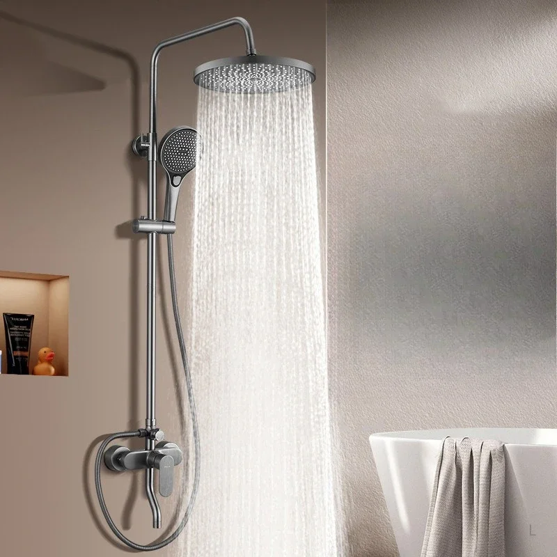 

Bathroom shower flower wine set, household pressurization, large water outlet nozzle