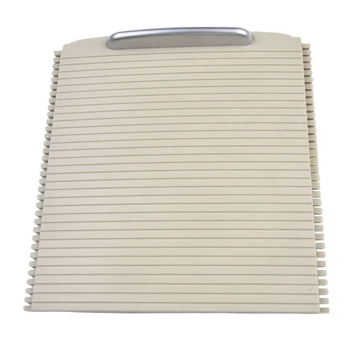 39870905 Cubierta de consola central, cubierta de persiana enrollable deslizante, portavasos, reemplazo directo, apto para Volvo, S80, V70, XC70