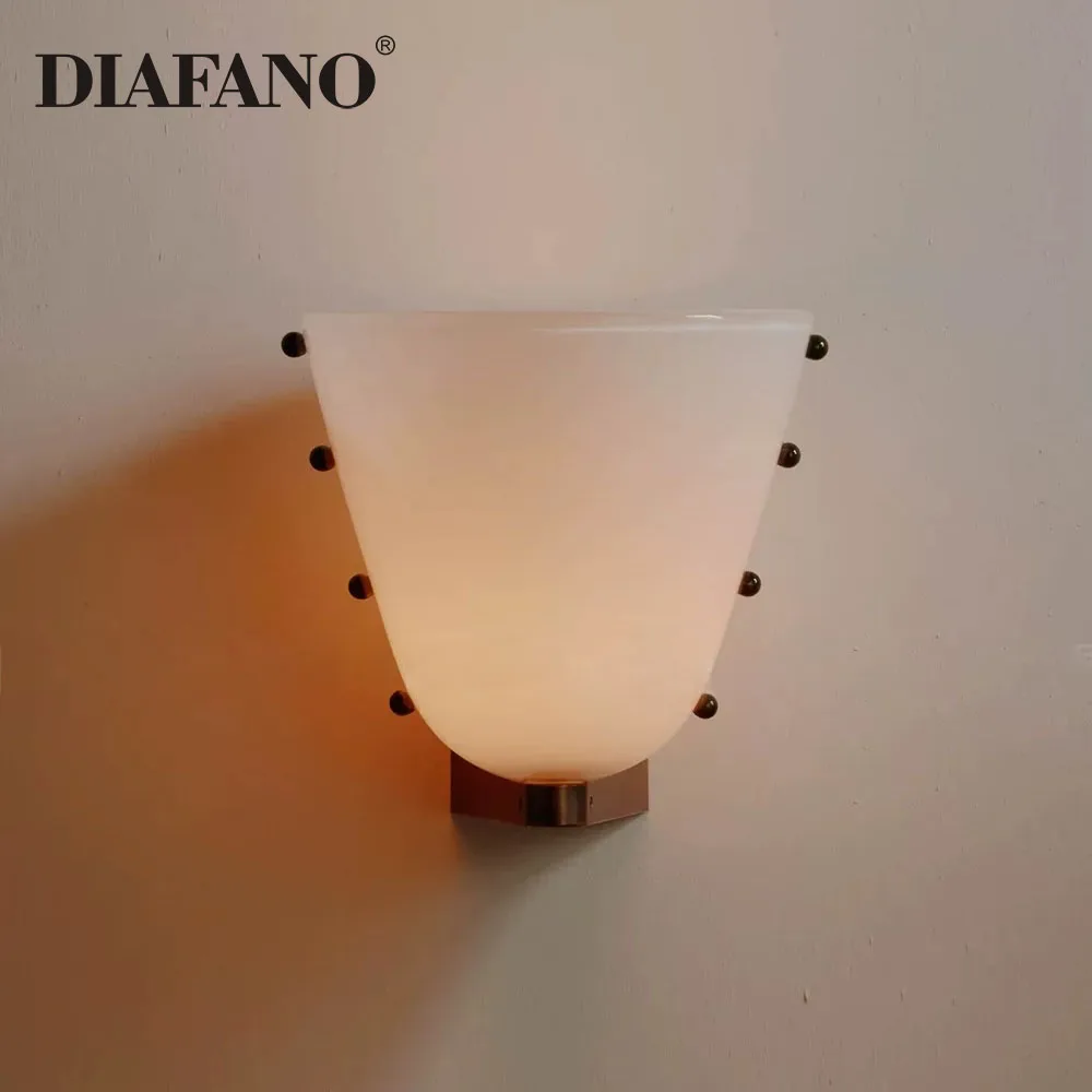 

Новые стеклянные настенные светильники в стиле ретро для спальни, прикроватные, скандинавские светодиодные настенные светильники, фон для прохода, настенный экран для отеля, домашний декор, AC85-265V