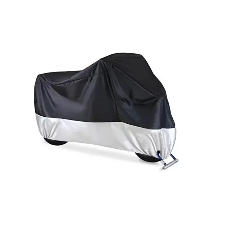 Outdoor Motorcycle Cover Protection Tear Proof Ventilation Rainproof Dust Sunshade for Bikes