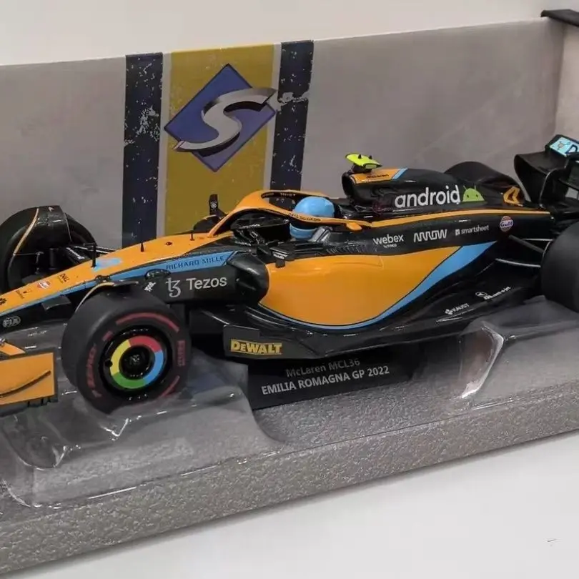 

Твердый 1/18 McLaren MCL36 GP 2022 # Модель 4 Формулы МакЛрен