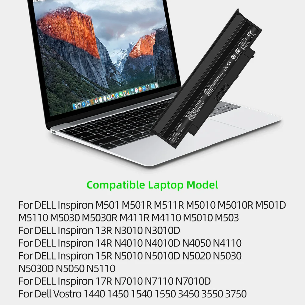بطارية SKOWER J1KND لأجهزة Dell Vostro 3450 3550 Dell Inspiron 13R N3010 N3110 14R N4010 N4050 15R N5010 17R N7010